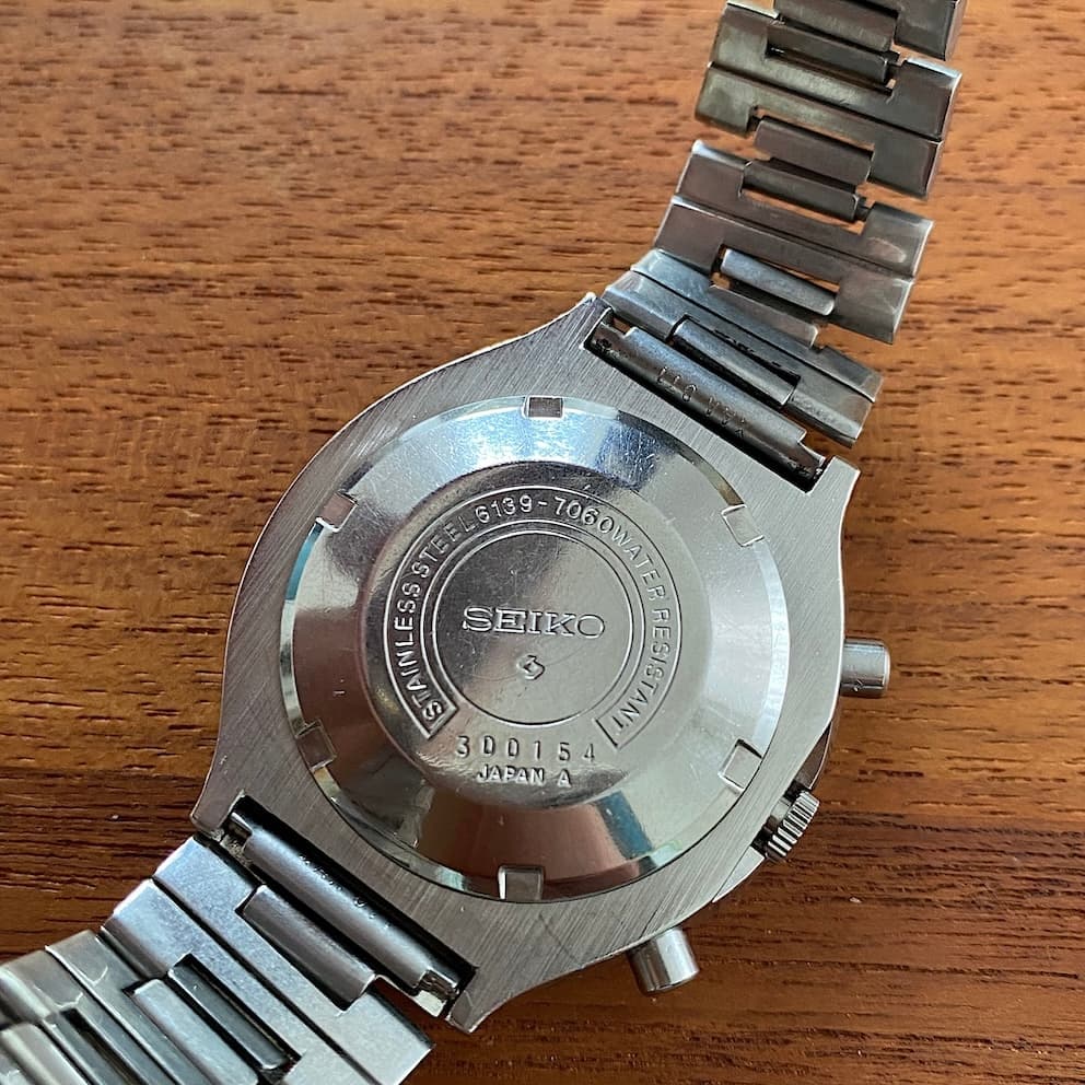 jetone 1971 Seiko JDM UFO Chronograph ref. 6138-0011