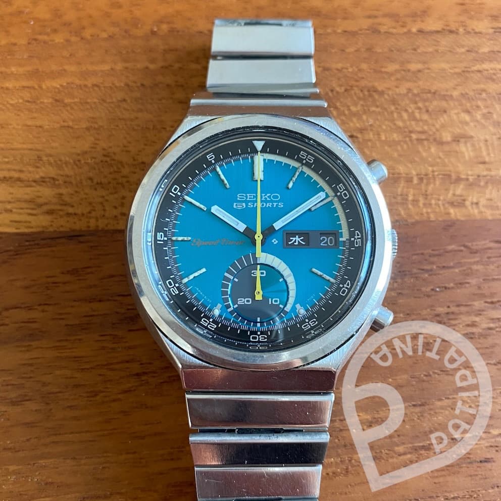 FOR SALE: Seiko 6139-7060 Petrol JDM Chronograph - Made 12/72