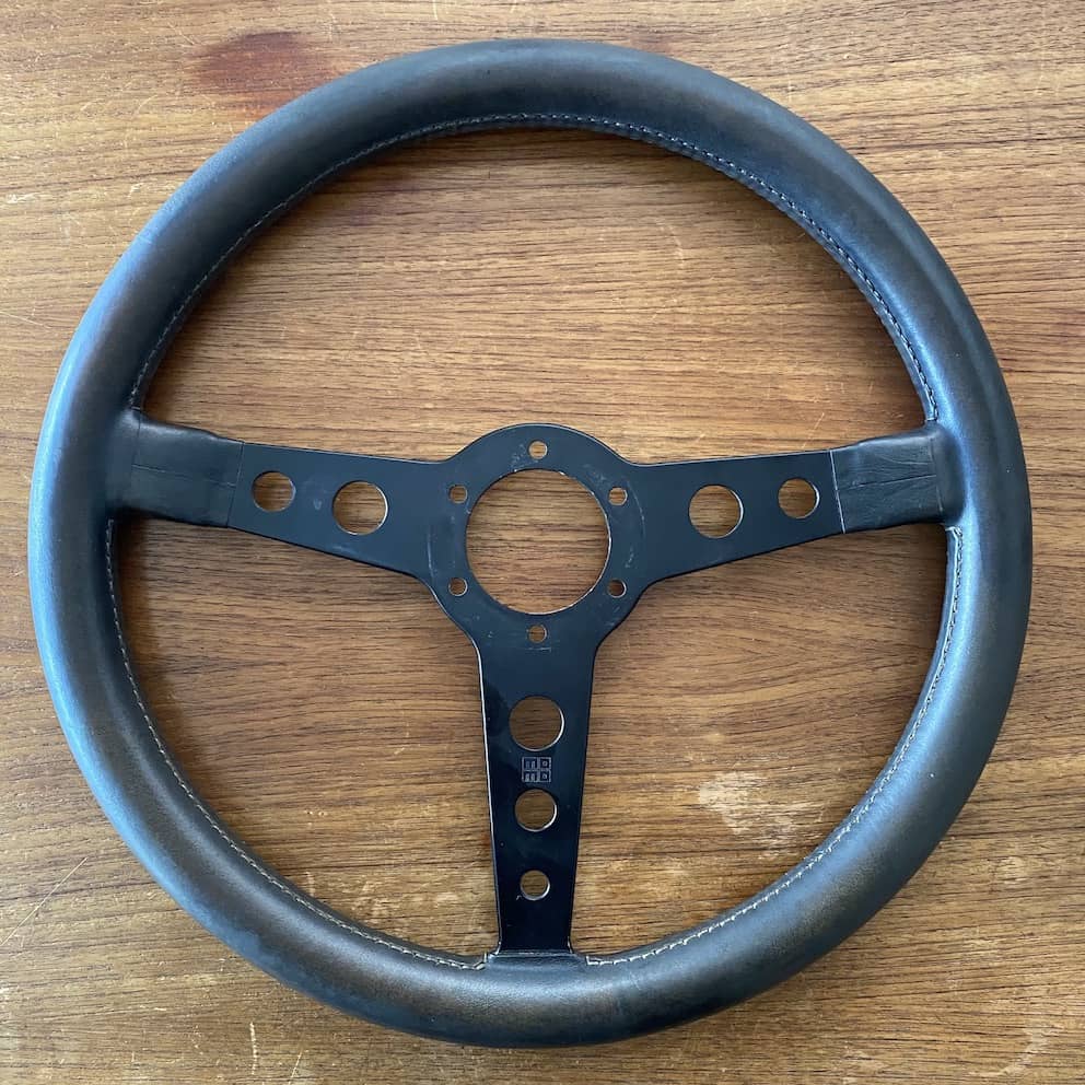 first generation flat Momo Prototipo 380mm steering wheel