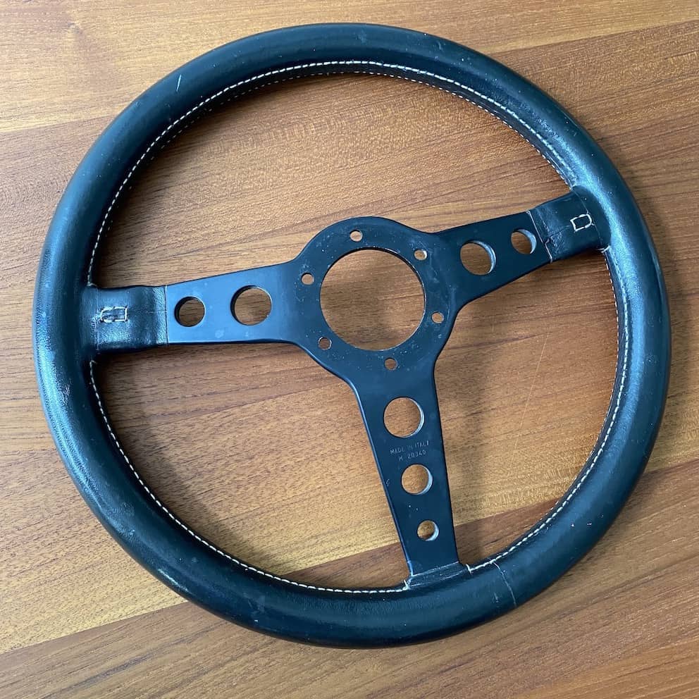 black Momo ALPINA steering wheel for BMW