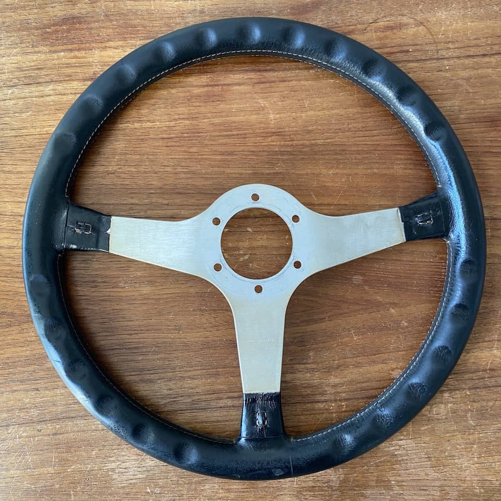 当時物 MOMO モモ Gritti グリッティ ステアリング ホーンボタン 当時