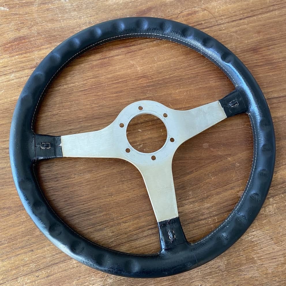 Vintage Ferrari Momo Gritti steering wheel 365 mm - patipatina