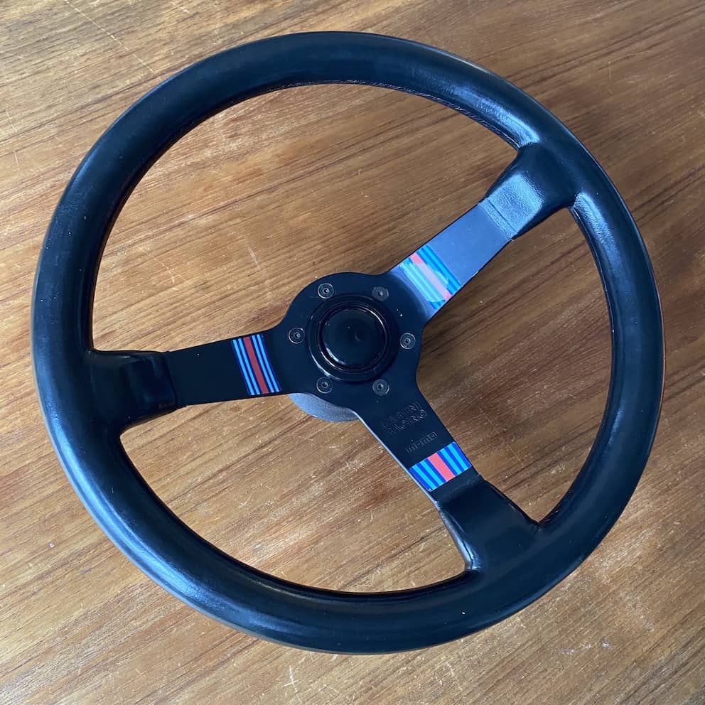 MOMO steering wheel racing model イタリア製 MOMO Prototipo Heritage leather steering wheel 350mm BLACK
