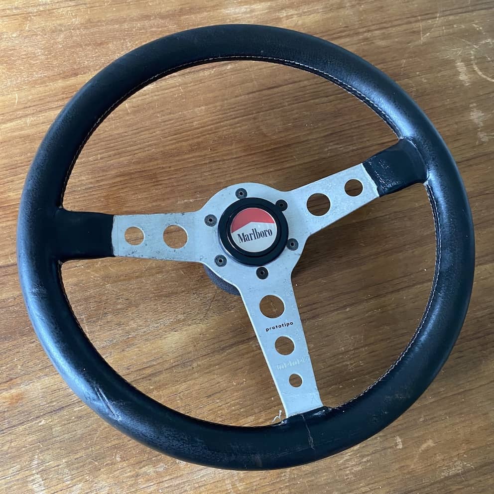 SOLD - second generation Momo Prototipo steering wheel