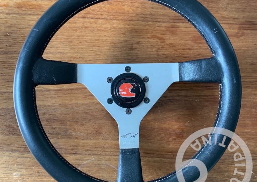 Momo Niki Lauda Signature Steering Wheel Silver 350mm