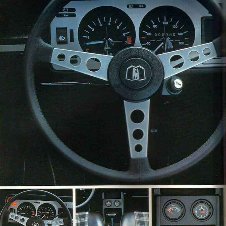 Petri sports steering wheel in a VW Scirocco TS MK1