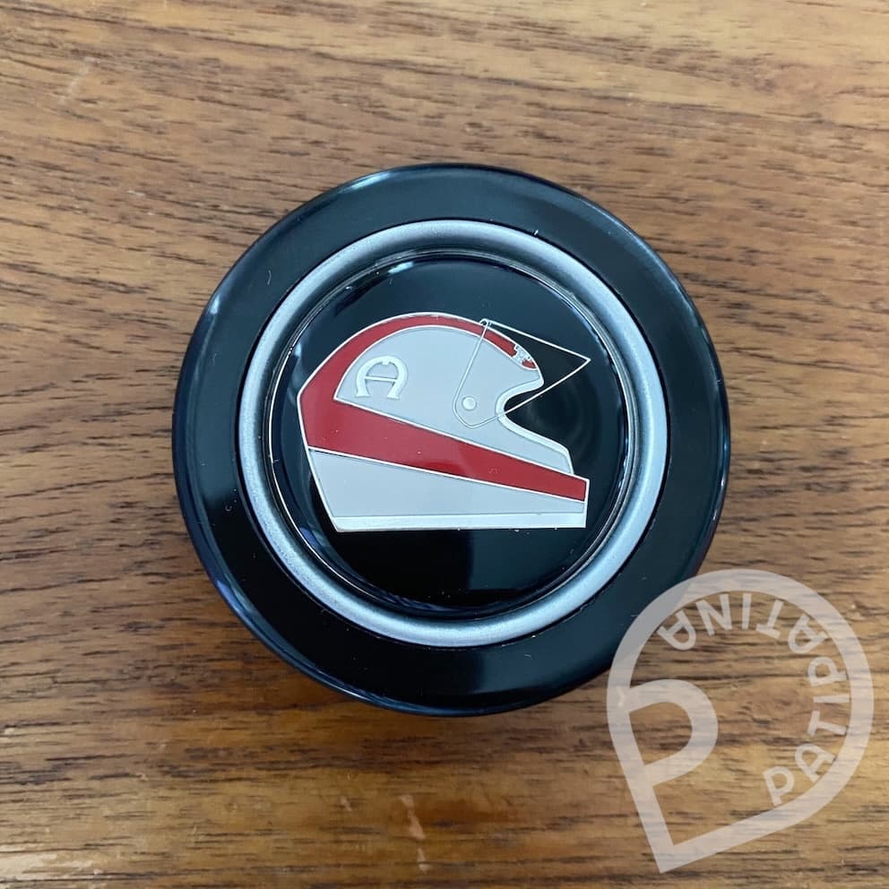 Clay Regazzoni chrome helmet horn button