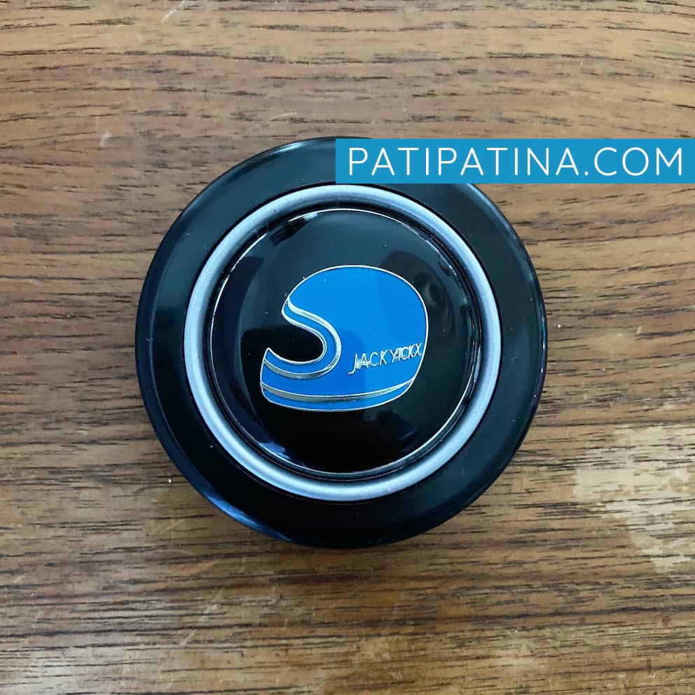 Momo Jacky Icky chrome helmet horn button Momo Jacky Icky chrome helmet horn button