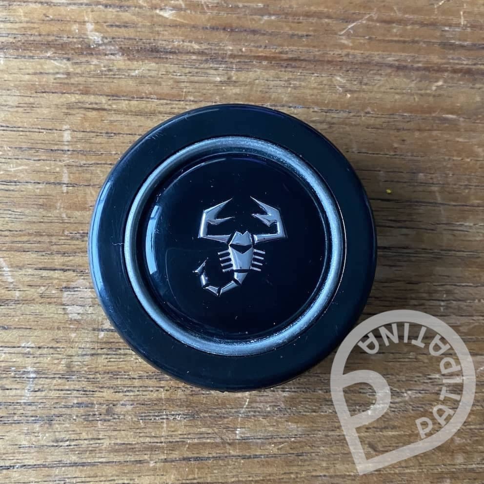 Abarth Scorpion Horn Button – Black Abarth Scorpion Horn Button - Black