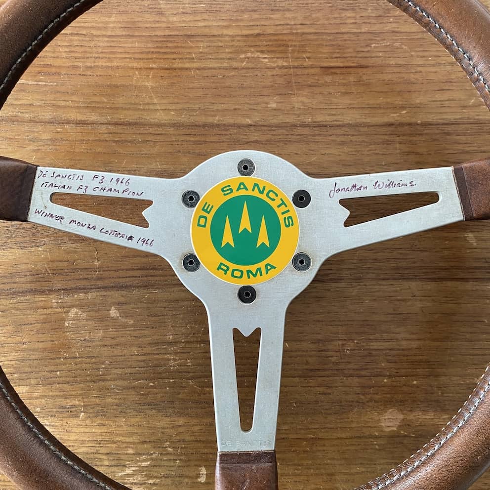 Rare Momo De Sanctis Roma steering wheel