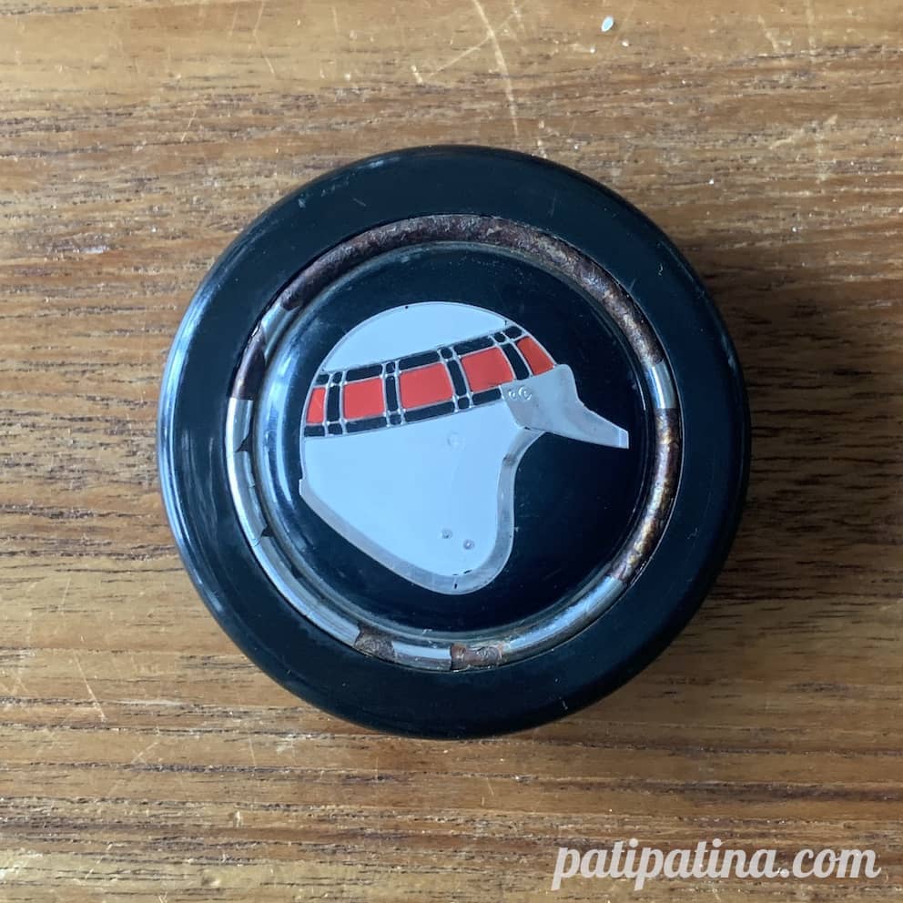 Jackie Stewart Chrome Ring Helmet Horn Button