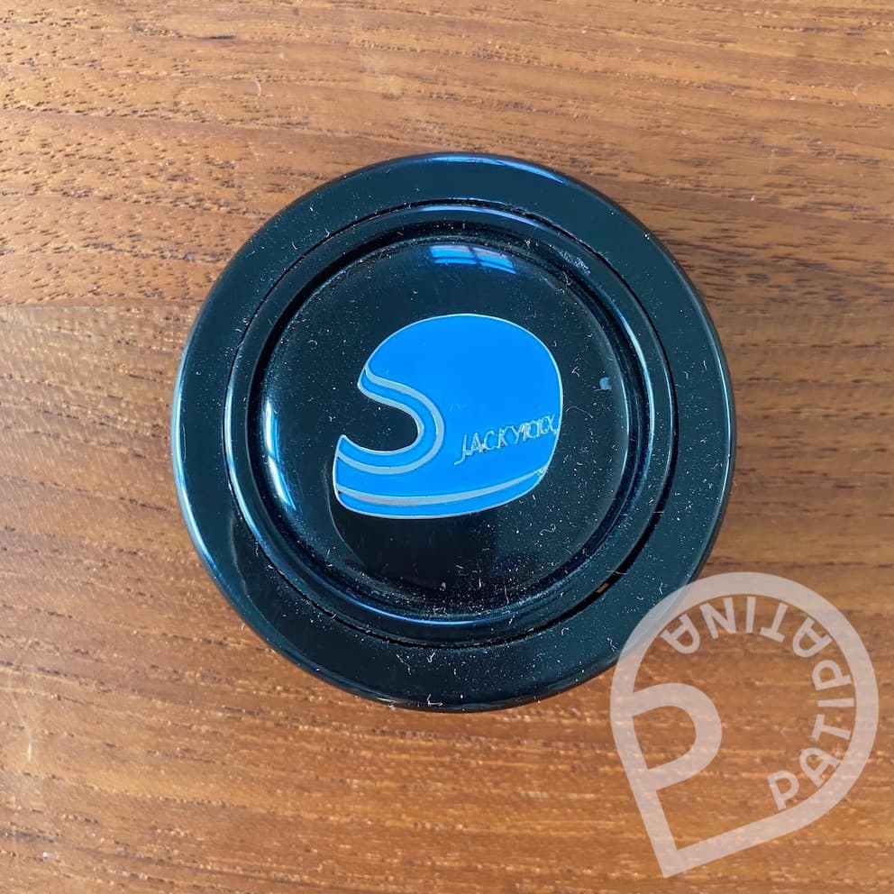 Jacky Ickx helmet horn button Jacky Ickx helmet horn button