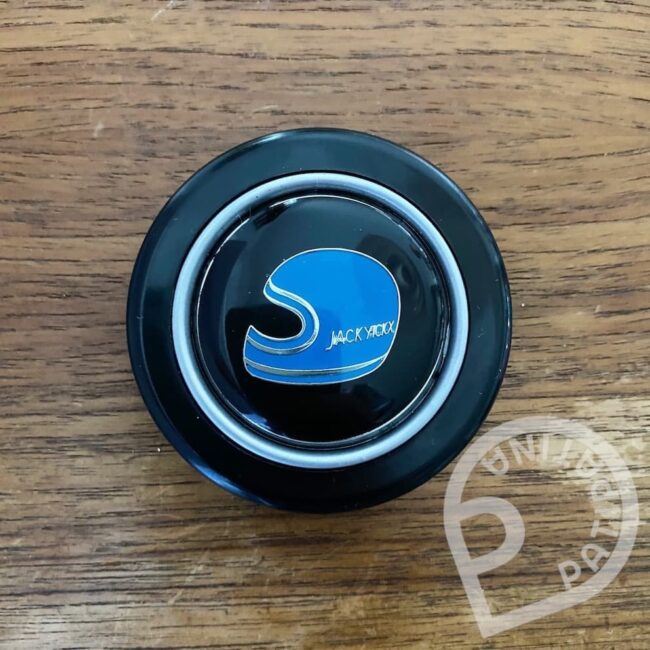 Jacky Ickx Chrome Ring Helmet Horn Button