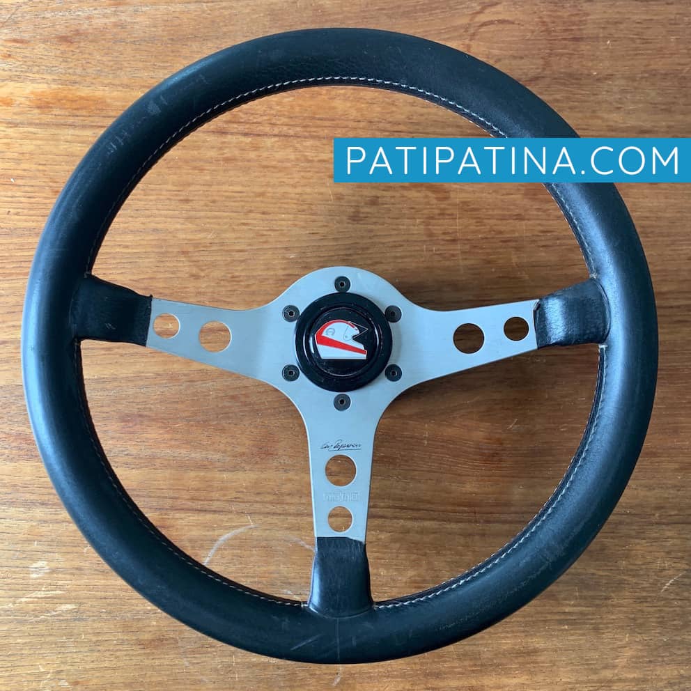 Momo Clay Regazzoni Steering Wheel 350 mm Silver Momo Clay Regazzoni Steering Wheel 350 mm Silver