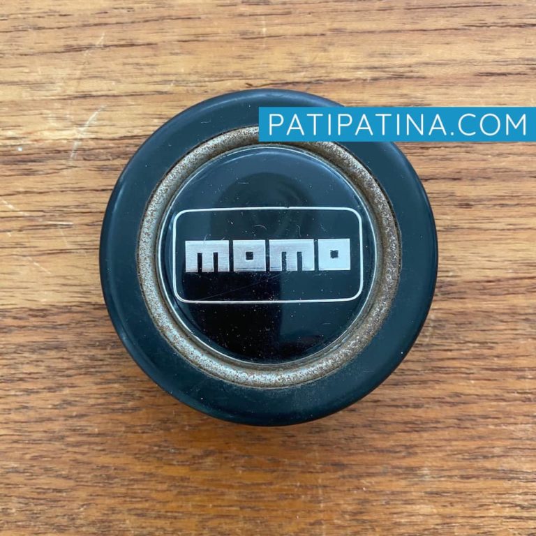 early chrome Momo Logo Horn Button 2nd Generation
