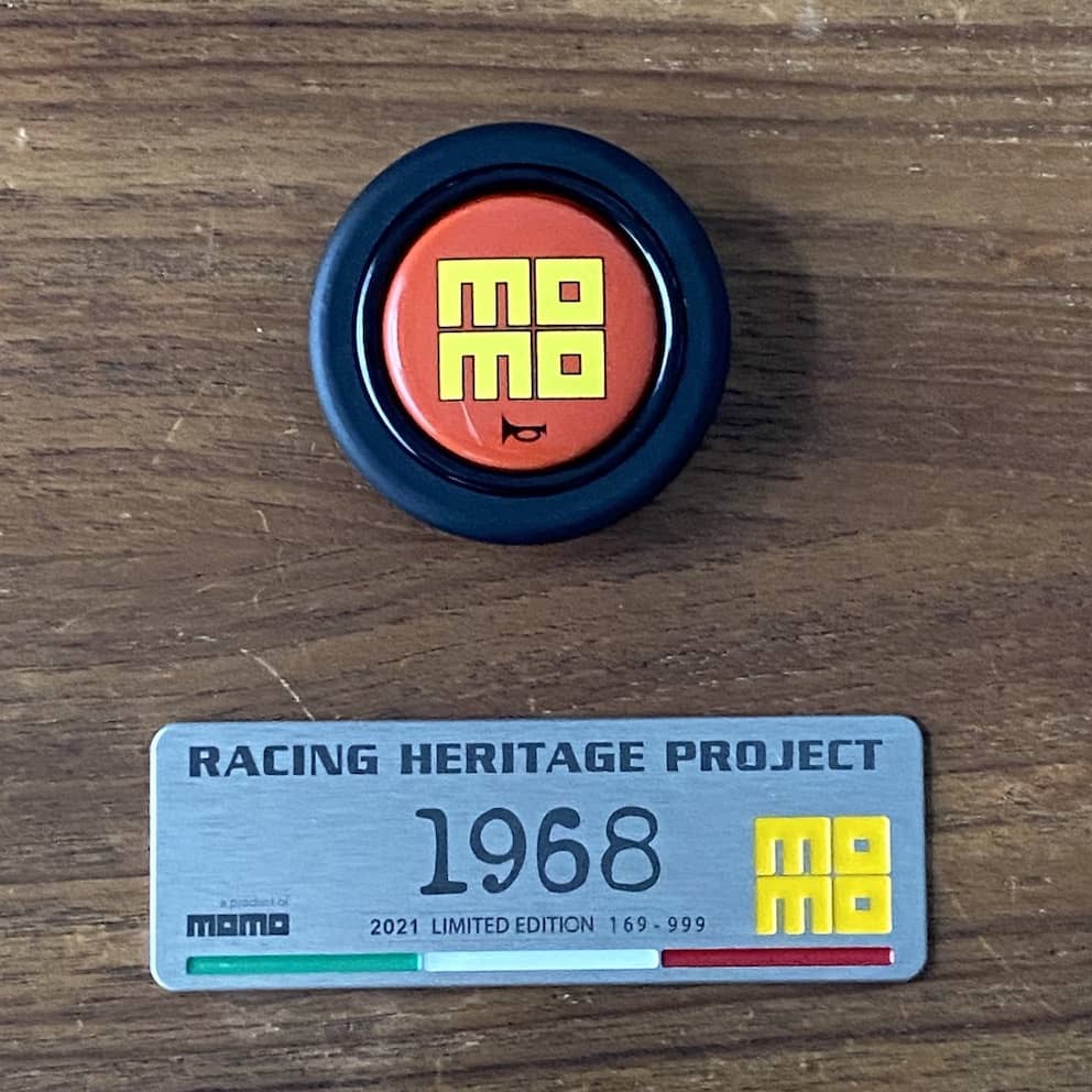 Momo Heritage 1968 Racing Project Limited Edition 169 Horn & Plaque