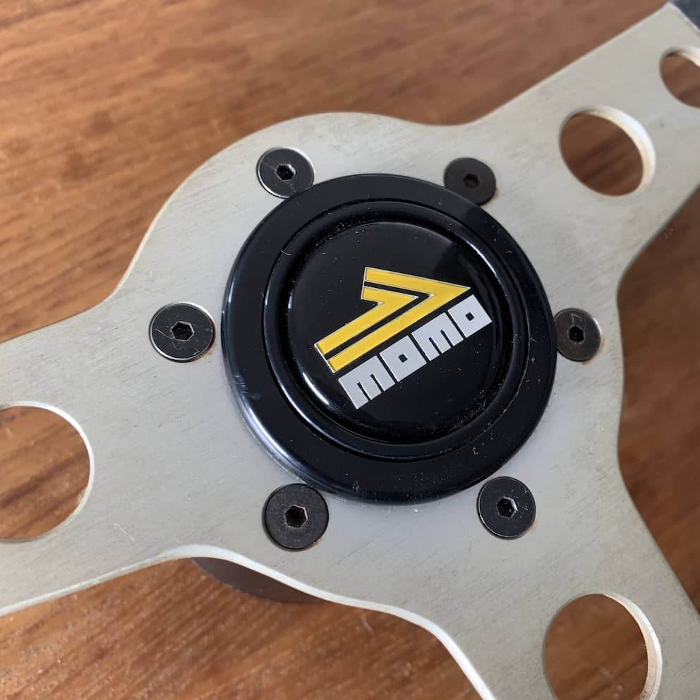 Momo Prototipo Flat Steering Wheel 350mm - Horn Button