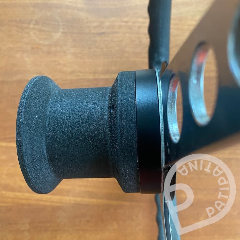 Petri sports steering wheel to Momo hub adapter in use Petri sports steering wheel to Momo hub adapter in use