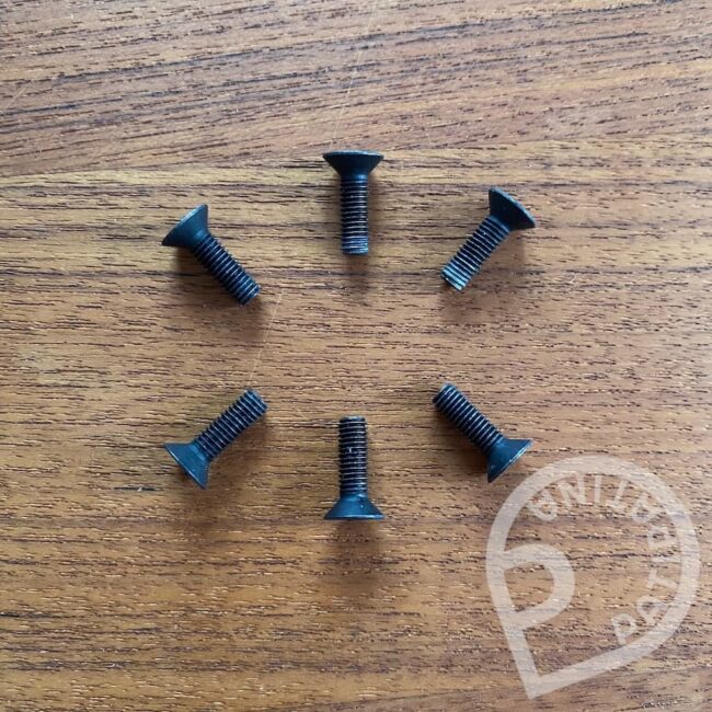 Steering wheel screw set 6pcs, M5x16, black