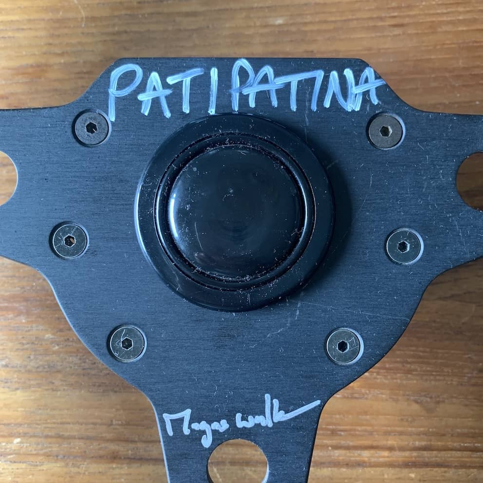 Kremer Porsche / Victor Steering Wheel - signed by Magnus Walker for PATIPATINA - Magnus Walker Signature