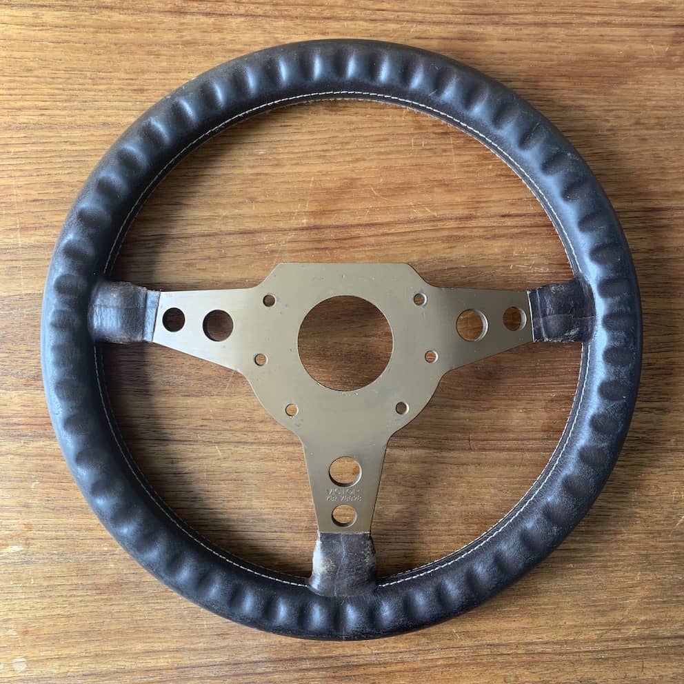 Kremer Porsche K3 930/935 Victor N Bronze Steering Wheel 360mm - Back